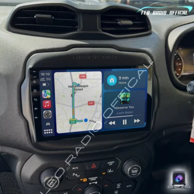 For 2015-2020 Jeep Renegade Apple CarPlay Auto Android 13 Car Radio GPS BT 64G - Изображение 1 из 4