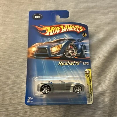 Hot Wheels 2005 #001 First Editions #1/20 Realistix Ford Shelby Cobra Concept - Image 1 of 2