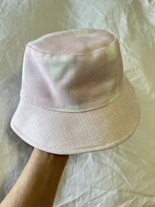 Lele Sadoughi x Solid & Striped Pink Gingham Plaid Sun Hat | One Size 22” - Picture 1 of 8