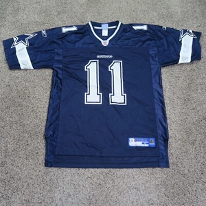 Dallas Cowboys Jersey Mens Large Blue Drew Bledsoe Reebok NFL Football #11 Adult - Picture 1 of 10