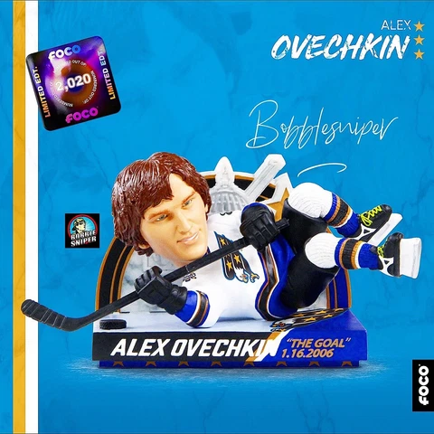 ALEX OVECHKIN Washington Capitals "The Goal" Special Edition NHL Bobblehead Cover