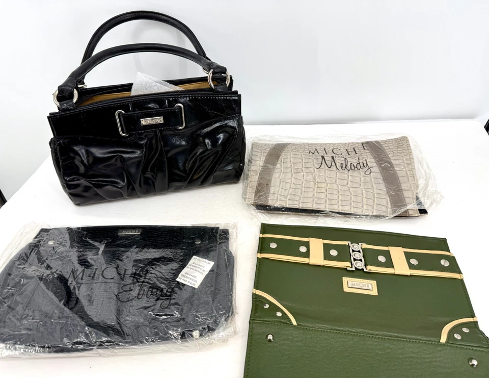 Bolso base Miche Classic negro asas dobles. Diseño retirado 4 carcasas Foto 1 de 4