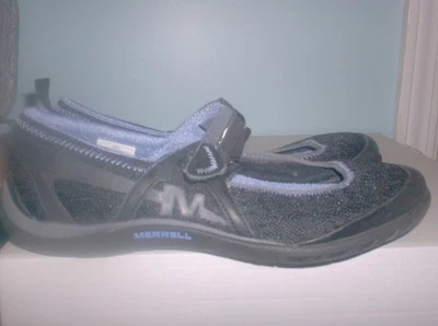 Merrell Enlighten Eluma Breeze Mary Jane Women's 8 Shoes Black Slip On Comfort - Image 1 of 3