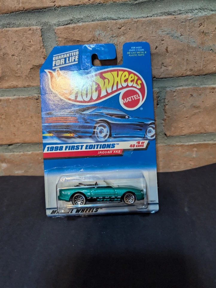 Hot Wheels Draft 1998 primera edición Jaguar XK8 verde 18221 nuevo Blackwall Foto 1 de 1