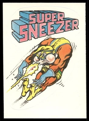 Tarjeta Donruss Super Sneezer 1983 Super Zero Heroes #29 (NM) Foto 1 de 2