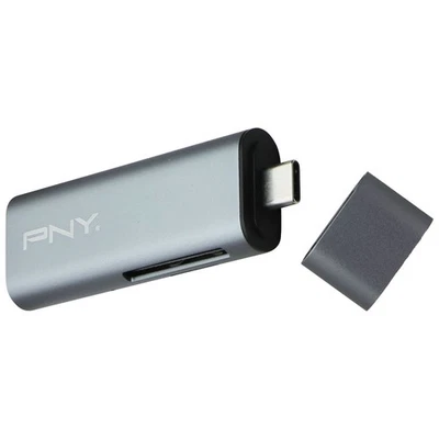 PNY USB 3.1 Type-C Reader / USB Adapter - Silver (P-CRMUS3A-BX) - Image 1 of 4