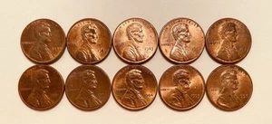 1982 P - 1996 P Lincoln Cent Error Lot, Die Crack Errors - Picture 1 of 15