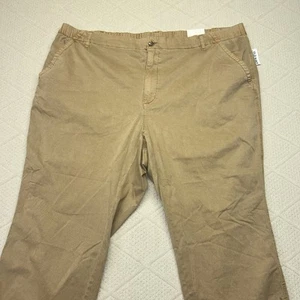Old Navy Hose Damen 3X braun hoher Bund OG Chino Knöchel mit elastischem Bund Neu mit Etikett A3 - Bild 1 von 8