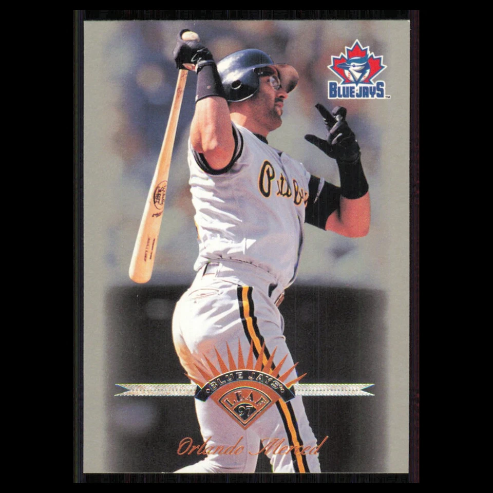 Orlando Merced #166 1997 Leaf Toronto Blue Jays Baseball Card MLB NM - Изображение 1 из 3