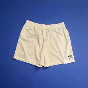 Umbro Premier Soccer Athletic Shorts White Size XL - Picture 1 of 9