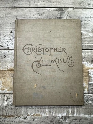 1892 Antique Historical Biography “Christopher Columbus” - image 1 of 4
