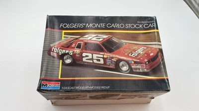 MNG2734 Monogram Tim Richmond s Folgers Monte Carlo Stock Car 1/24 kit di mont - Immagine 1 di 3
