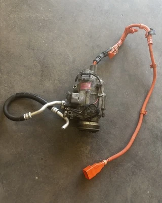 12-15 HONDA CIVIC HYBIRD ACURA ILX  HYBIRD A/C COMPRESSOR OEM USED (HBC198) - Image 1 of 4