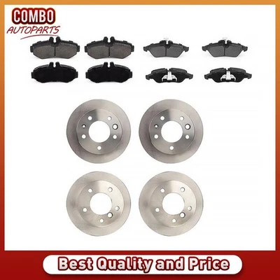Front & Rear Brake Rotors Brake Pads Fits 2003-2006 Dodge Sprinter 2500 - Image 1 of 4