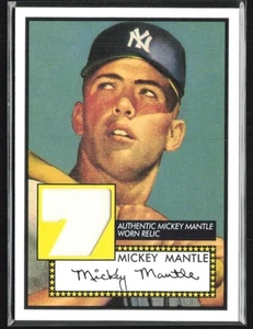 Mickey Mantle 2006 Topps 1952 Retro Relic Jersey A #7 New York Yankees - Picture 1 of 2