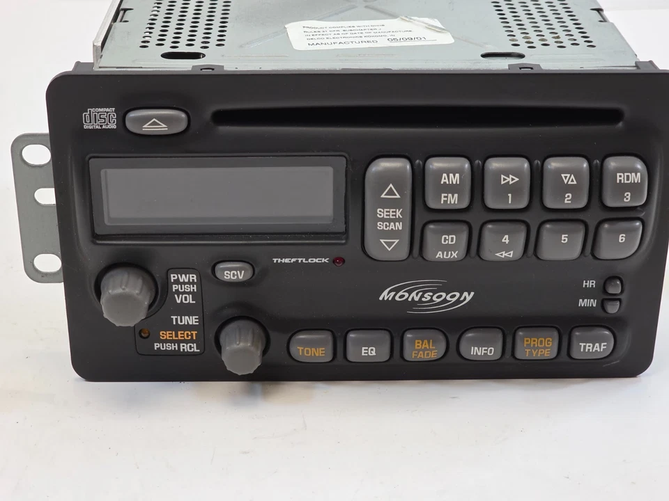 01-05 Pontiac Grand Am Monsoon Cd Radio - READ DESC. CODE NEEDED - Image 1 of 4