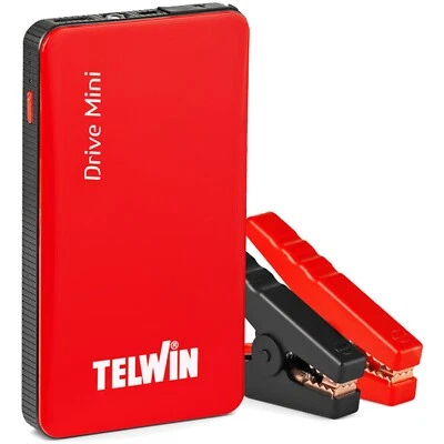 Avviatore di Emergenza TELWIN Booster Auto Moto 12V LED USB Powerbank DRIVE MINI - Immagine 1 di 4