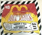 Mcdonald?S Dino-Motion Dinosaurs, Baby Sinclair, 1992 Under 3, Factory Sealed!!