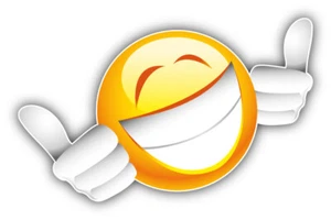 Smile Happy Car Bumper Sticker Decal - Picture 1 of 1