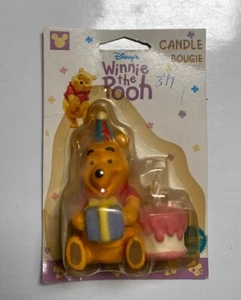 VTG Winnie the Pooh Figure Birthday Candle- New in Plastic - Picture 1 of 3