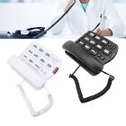 Corded Home Phone Big Button Speakerphone Quick Dial Volume Adjustable Wall PIP