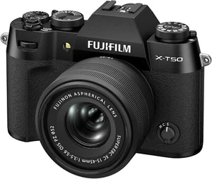 Fujifilm Mirrorless SLR Camera X-T50 Lens Kit (XF15-45) Negro F X-T50LK-1545-B - Imagen 1 de 1