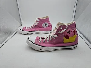 Women's Size 10 Converse CTAS Hi Magic Flamingo Pink Shoes 171264F Kirby Patch - Picture 1 of 6