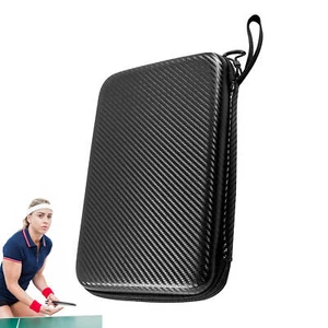 Portable Hard Protective Table Tennis Racket Case Bag Ping Pong Bat Padd Cover - Picture 1 of 12