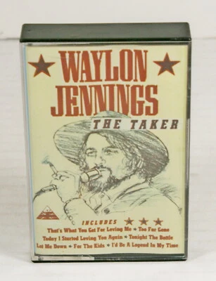 Waylon Jennings The Taker Cassette Tape German Imp Paper Label Classic Country - Image 1 of 4