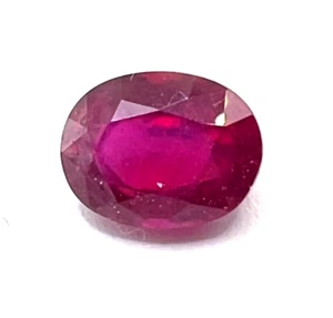 1.71 Carat Oval Shape 7.5x5 mm Madagascar Ruby , Loose Stone - Picture 1 of 7