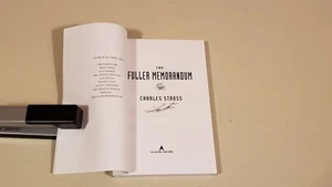 THE FULLER MEMORANDUM by CHARLES STROSS : Signed (ARC/PROOF) +TS+ - Imagen 1 de 1