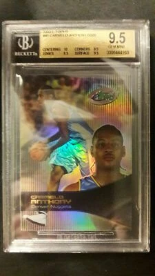 Carmelo Anthony RC 2003-2004 E-TOPPS REFRACTOR ROOKIE#45 BGS9.5!Nuggets G RC HOF - Image 1 of 4