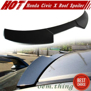 2020 Fit FOR HONDA Civic 10 Coupe V Type Window Roof Spoiler LX-P DX Unpainted - Picture 1 of 1
