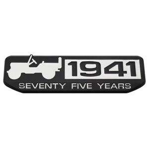 2x 1941 Car Body sticker Metal Rear Trunk Sticker Decals for Jeep Wrangler