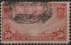 USA 1937 #C22 50c carmine Trans Pacific airmail used - Picture 1 of 1
