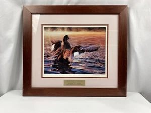 Patrick Lundquist Sunrise Ducks Unlimited Wildlife Art Print Signed - Picture 1 of 13