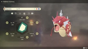 Pokemon Legends Arceus PLA - Shiny Max Effort Levels Alpha Gyarados - Picture 1 of 4