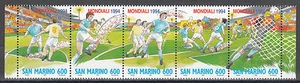 San Marino Nr. 1577-1581** Fußball WM 1994 USA - Bild 1 von 1