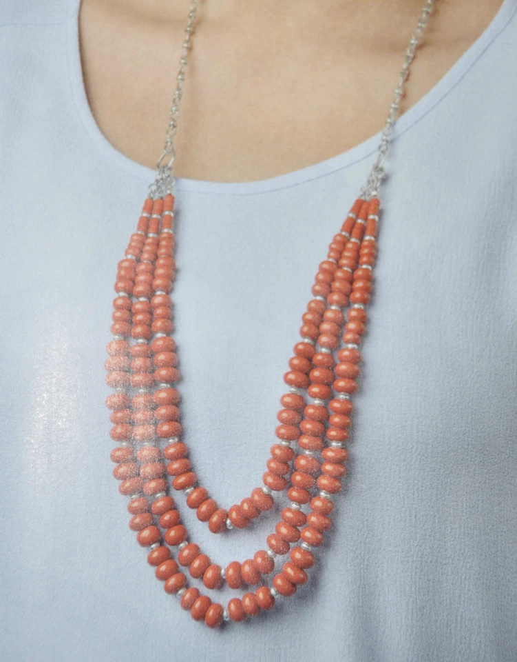 Collar Premier Designs ~ Clementine *Nuevo en paquete  Foto 1 de 1