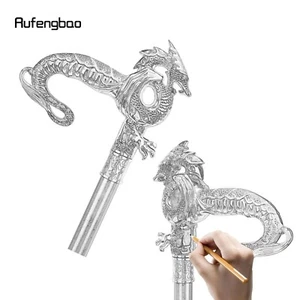 Silver Dragon Designer Handle Antique Style Victorian Cane Walking Stick - Picture 1 of 10