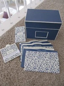 Paper Magic Group Greeting Card Planner Guide, 5 Recipes Cards, 6 dividers, Blue - Picture 1 of 4