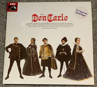 VERDI Don Carlo Giulini Caballe EMI HMV 165-02149/52 4 lp set FREE SHIP USA CAN - Image 1 of 3