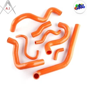 Orange For Bmw Mini Cooper S R56 1.6 Turbo 2006-2013 Silicone Radiator Hose Kit - Picture 1 of 3