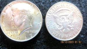 *****(1)***1967**JFK***HALF DOLLAR COIN***NO MINT MARK*** CIRCULATED** - Picture 1 of 1