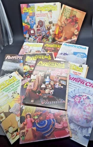 1980s Annie's Pattern Club Crochet Knit Cross Stitch Sew Craft Pattern Lot 12 + - Picture 1 of 16