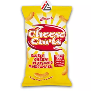 Willards - Cheese Curls Double Cheese Flavoured Maize Snack - 150 gm - Picture 1 of 1