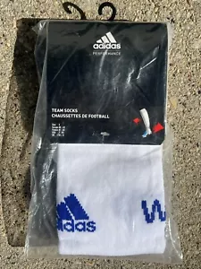 Calze Adidas Performance Team Calcio Calcio Rugby Taglia 7-8,5 Blu - Foto 1 di 8
