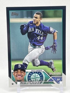 JULIO RODRIGUEZ 2023 Topps x MLBPA Players Clubhouse Exclusive Promo #30 BLACK - Picture 1 of 2