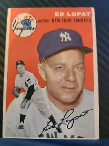 1954 Topps #5 Ed Lopat New York YANKEES - Picture 1 of 6