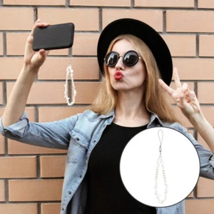 Telefon Handgelenk Gurt Handy Gurt Natürliche Stein Telefon Kette - Zdjęcie 1 z 12